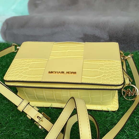 MICHAEL KORS MERCER SM CLUTCH XBODY BUTTERCUP - Picture 10 of 15